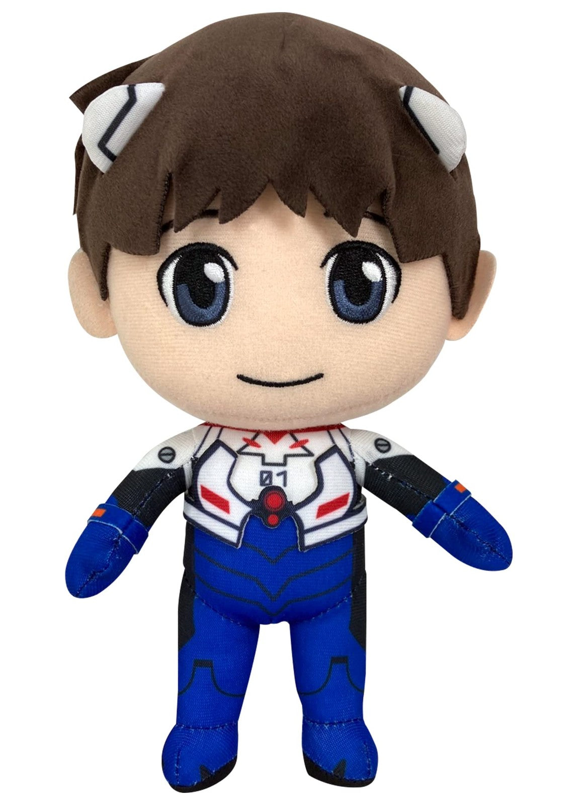 Evangelion New Movie Shinji Ikari Plugsuit Plush Toy 8 Inch Collectible Figure