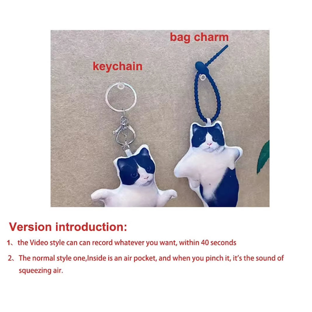 10Cm Stuffed Plush Pendats COS Game Clash Royale Goblins Crying Voice Bag Pendant Animation Keychain Doll Fan'S Cute Gift Toys