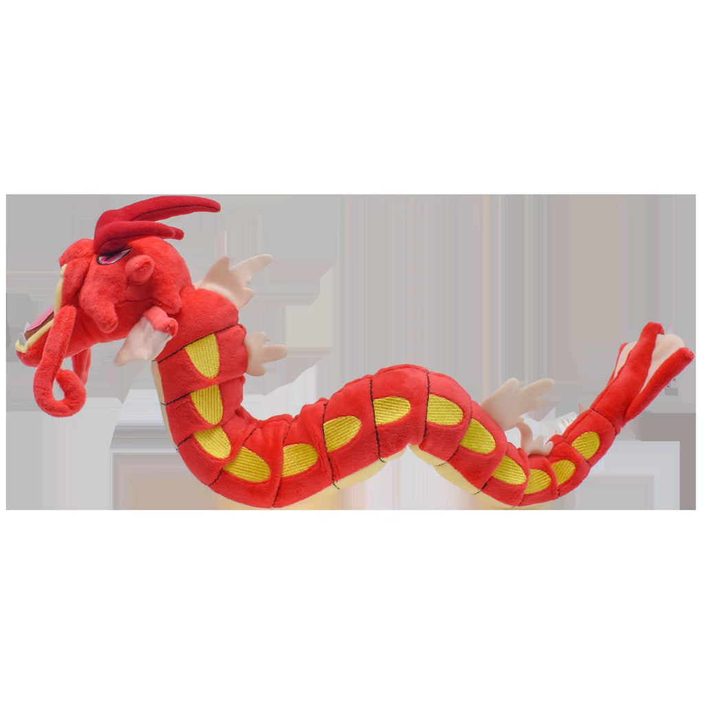 Shiny Gyarados Plush Toys Stuffed Animal Charizard Game for Collectible Gift,Soft Plushies Cartoon Character 23 Inch Red