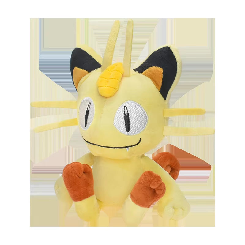 Psyduck Wobbuffet Scorbunny Meowth Mewtwo Mew Piplup Chikorita Pidgeotto Plush Toys Game for Collectible Gift,Soft Plushies