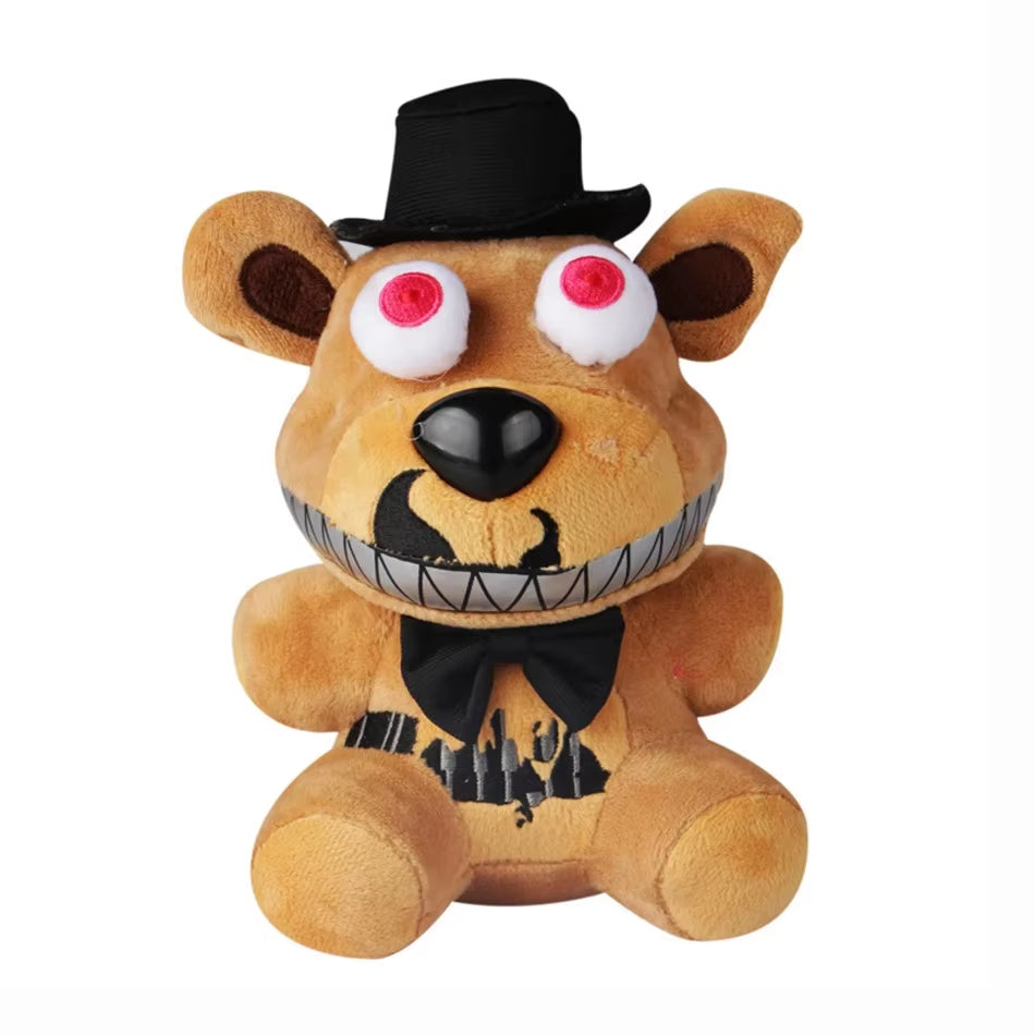 New 18 CM FNAF Freddy'S Plush Toy Stuffed & Plush Animals Bear Rabbit Game Fnaf Plush Toys Birthday Christmas for Kids Toy Gift