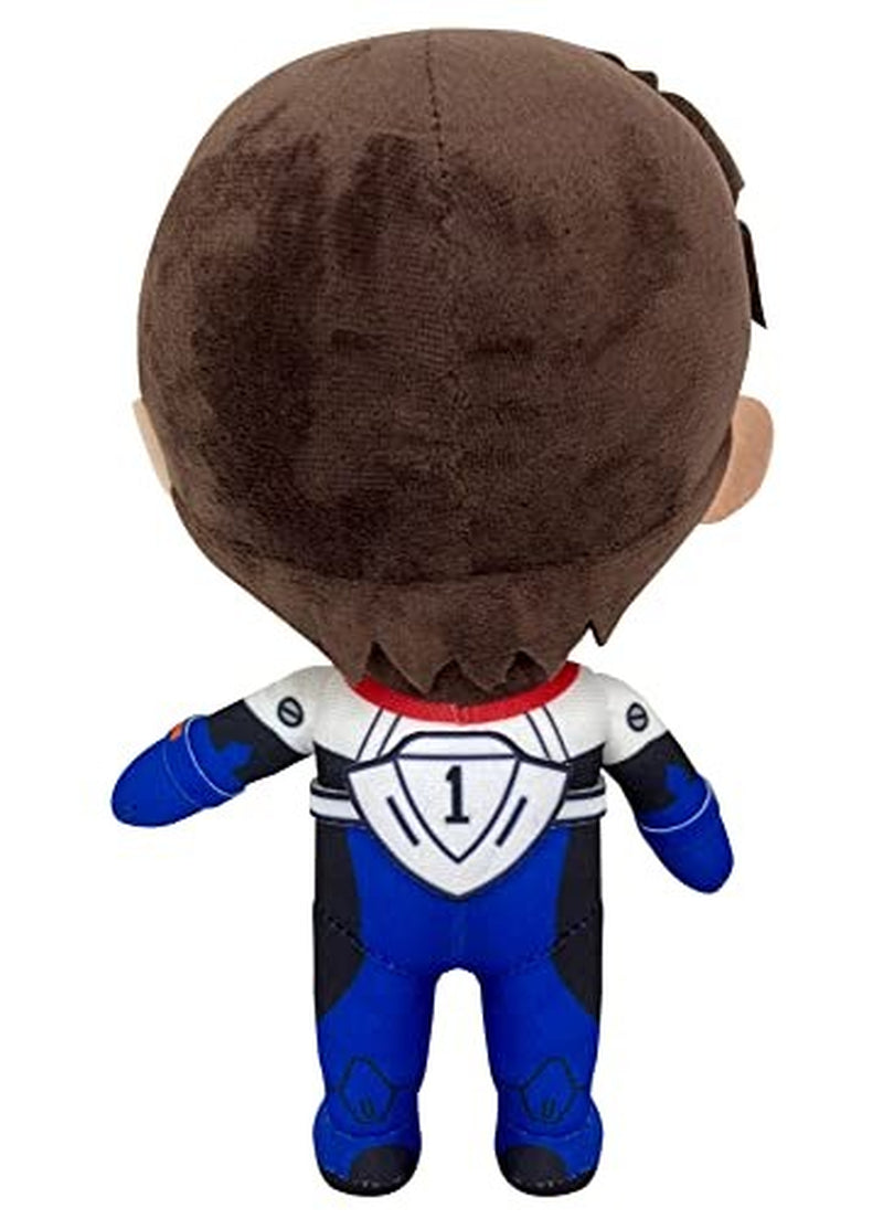 Evangelion New Movie Shinji Ikari Plugsuit Plush Toy 8 Inch Collectible Figure