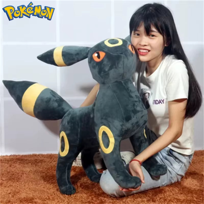 60CM Large Big Size  Cartoon Umbreon Plushies Kawaii Stuffed Animal Bolster Comfortable Soft Doll Children'S Holiday Gift