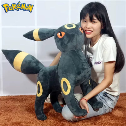 60CM Large Big Size  Cartoon Umbreon Plushies Kawaii Stuffed Animal Bolster Comfortable Soft Doll Children'S Holiday Gift