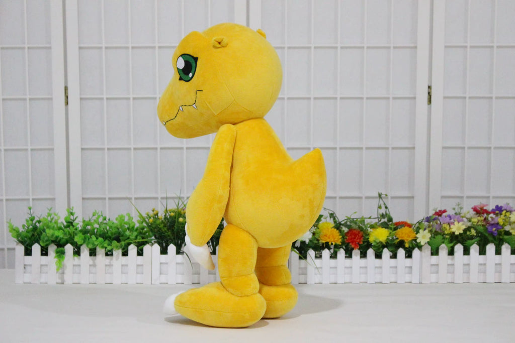 50Cm Big Size Agumon Anime Plush Stuffed Doll Digitmon Room Decoration Plushies Pillow Ornaments Children'S Holiday Gifts