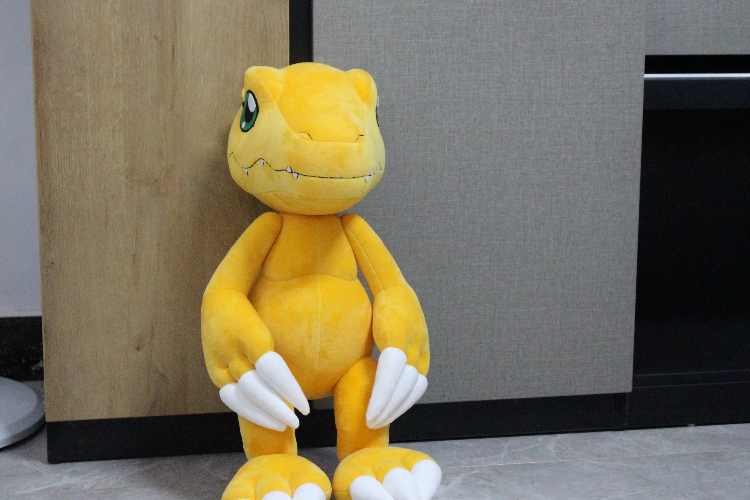 50Cm Big Size Agumon Anime Plush Stuffed Doll Digitmon Room Decoration Plushies Pillow Ornaments Children'S Holiday Gifts