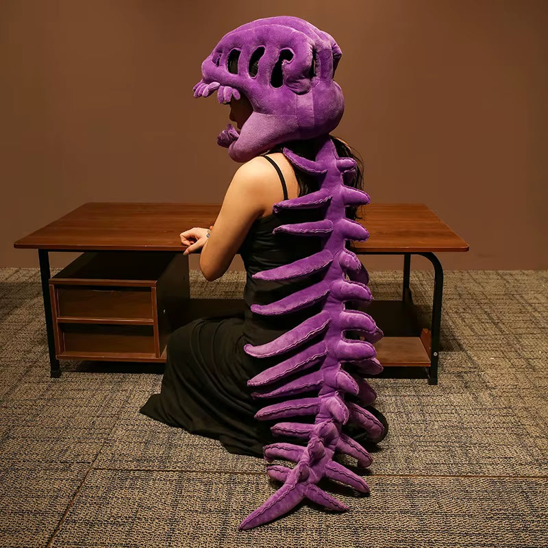 Hot Dinosaur Bone Head Hat Halloween Costume Skeleton Plushies Creative Costume Accessory Party Cosplay Funny Handsome Gift