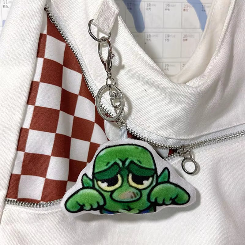10Cm Stuffed Plush Pendats COS Game Clash Royale Goblins Crying Voice Bag Pendant Animation Keychain Doll Fan'S Cute Gift Toys