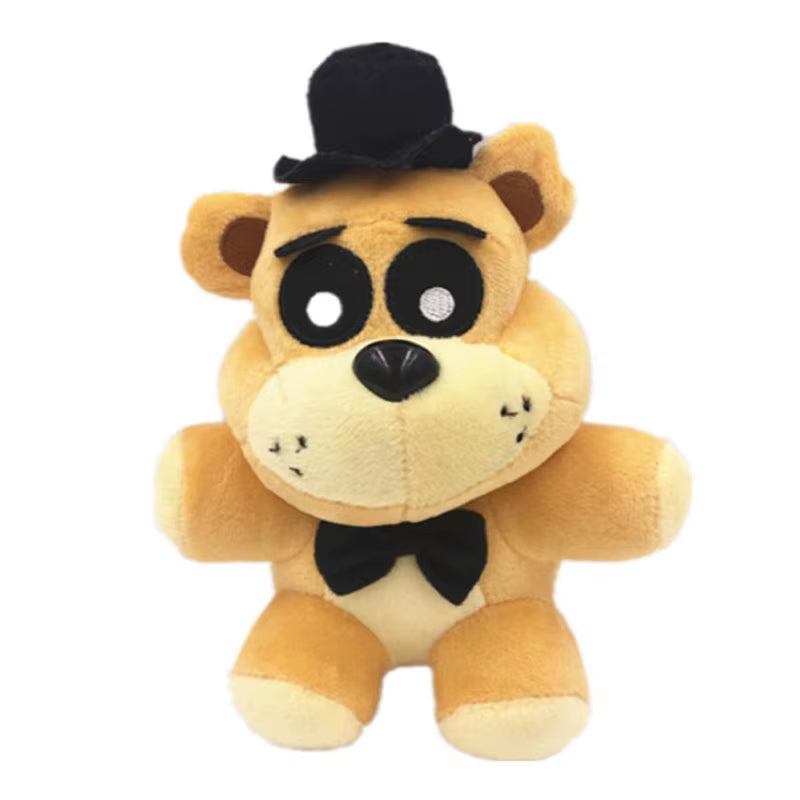 6 Style 18Cm FNAF Plush Toys Freddy Bear Bonnie Chica Baby Ballora Foxy Plush Stuffed Toys Doll Gifts