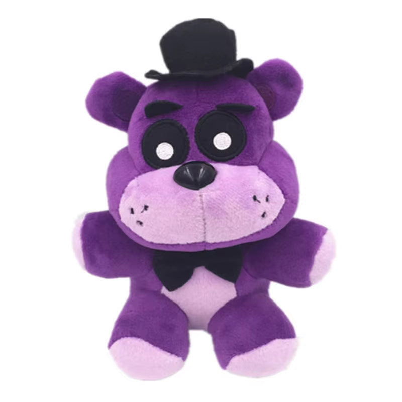 6 Style 18Cm FNAF Plush Toys Freddy Bear Bonnie Chica Baby Ballora Foxy Plush Stuffed Toys Doll Gifts